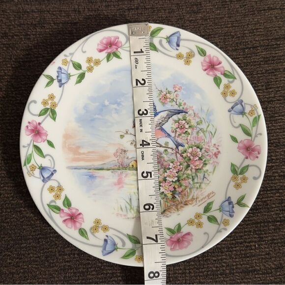 LEC LeClair Limoges France Porcelain Springtime Season Plate - Picture 10 of 11